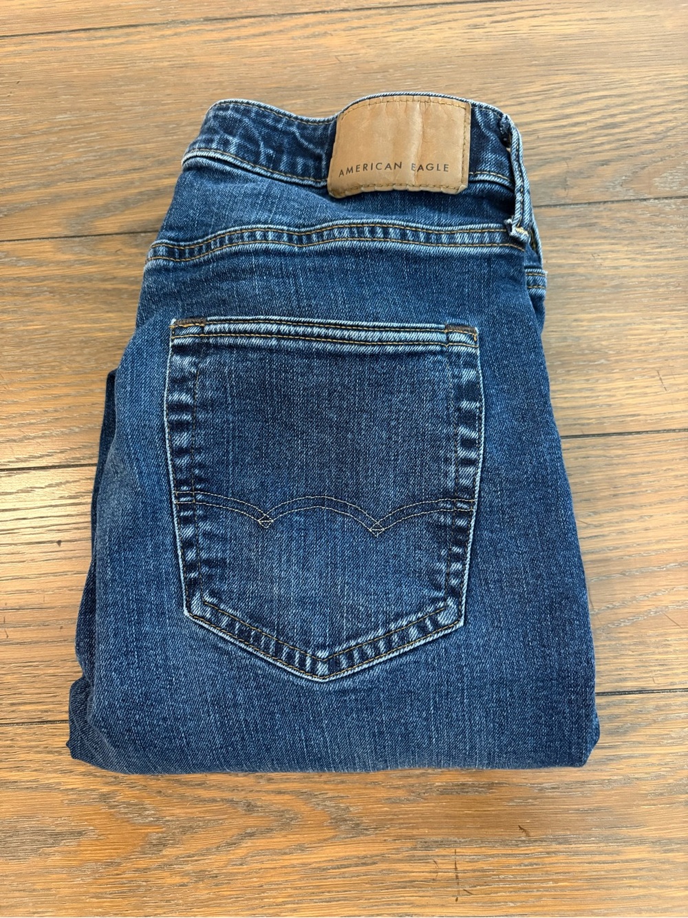 American Eagle Outfitters Men’s Dark Blue Bootcut Jeans Size 30x32
